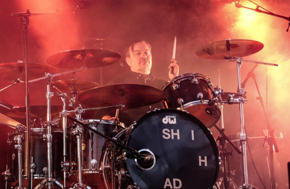 Drummer Tom Larkin.