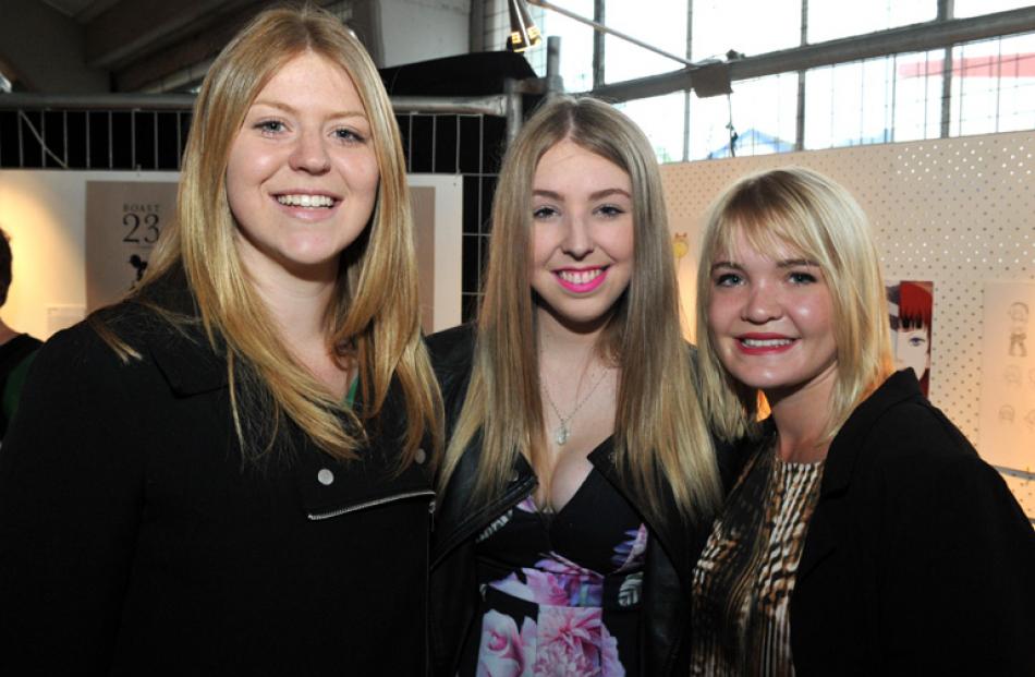 Lisa Fenwick of Oamaru, and Emily Hargest and Olivia Pirie, both of Balclutha.