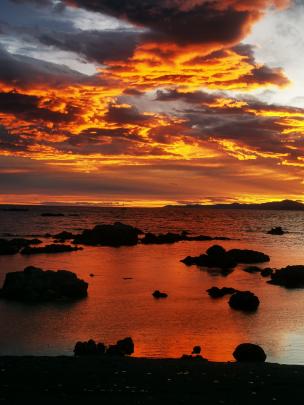 New day ... South Bay, Kaikoura on December 14. PHOTO: LOIS MCARTNEY