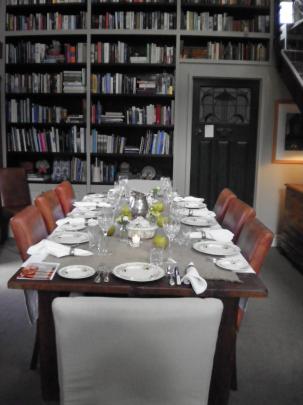 One of the beautiful table settings on display in the @yourtable walking tour