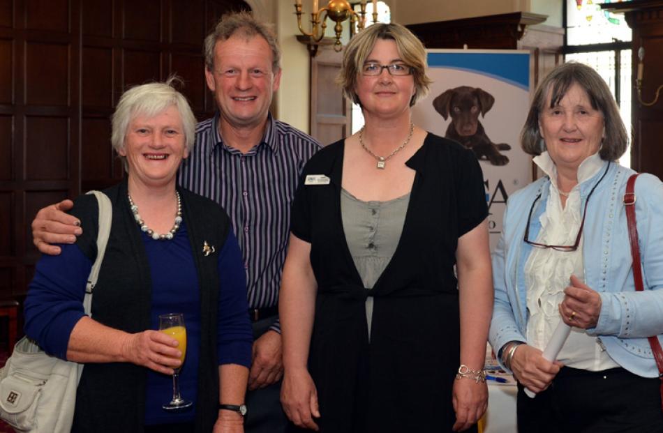 Karen and Grant Bradfield of Owaka, Sophie McSkimming of Dunedin, and Liz McSkimming of Whataroa.