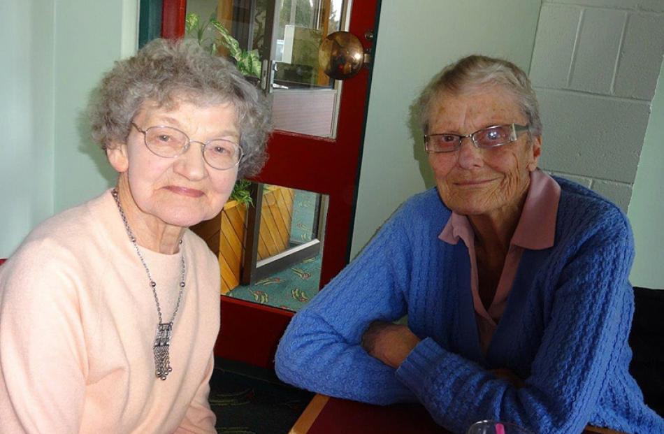 Margot McLean and Hilary Gray, both of Palmerston.