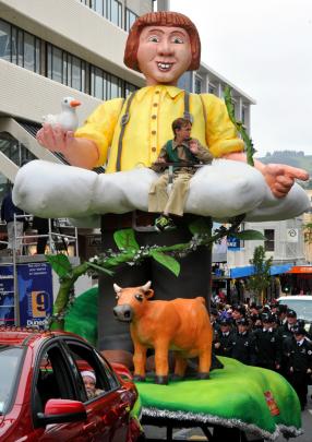 The Jack and the Beanstalk float.