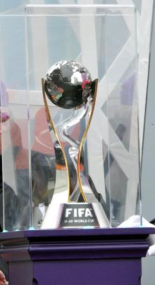 The FIFA U-20 World Cup 2015 trophy.