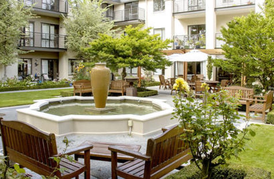 The Arvida Park Lane garden. Photo: Geoff Sloan