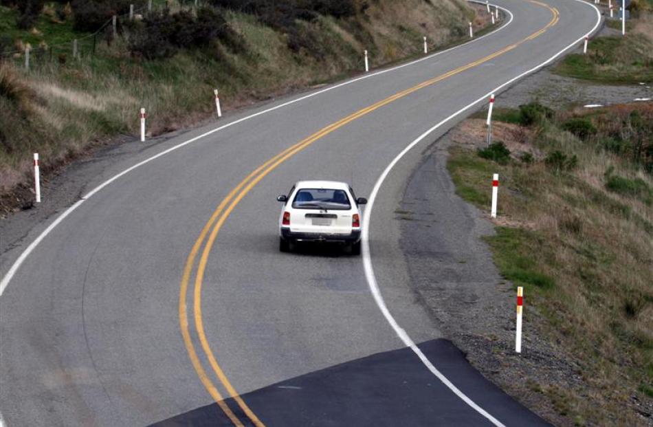 These drivers were issued with an infringement notice after failing to keep left on Central Otago...