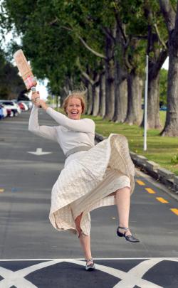 Hilary Calvert was happy to put her body in the firing line to publicise her idea of renaming...