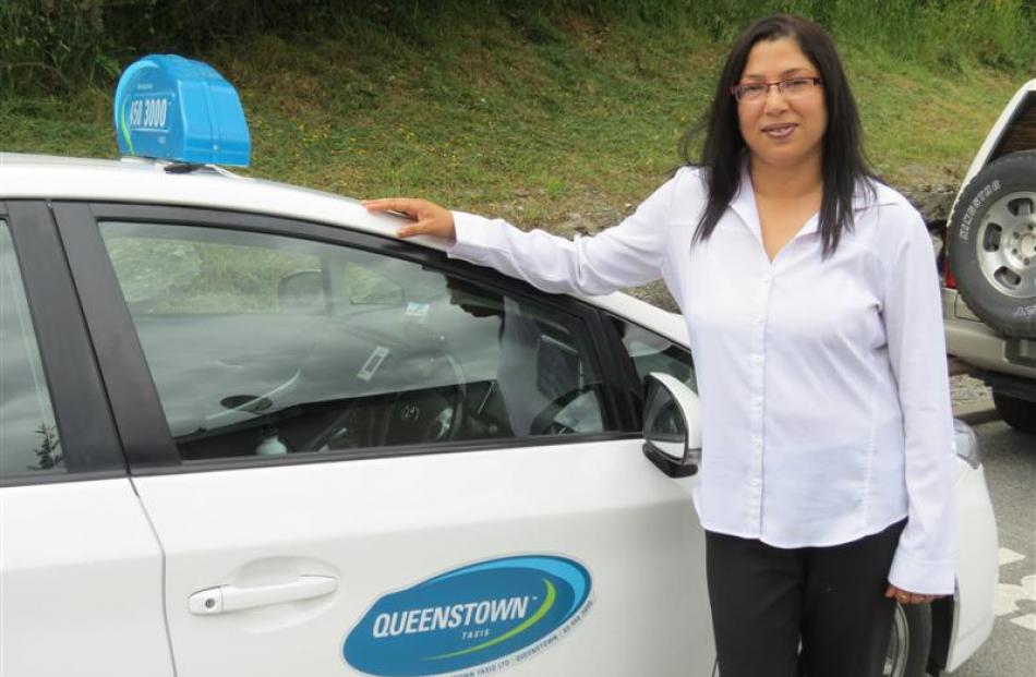 Queenstown Taxis driver Amanpreet Kaur who was a doctor in India, specialising in obstetrics.