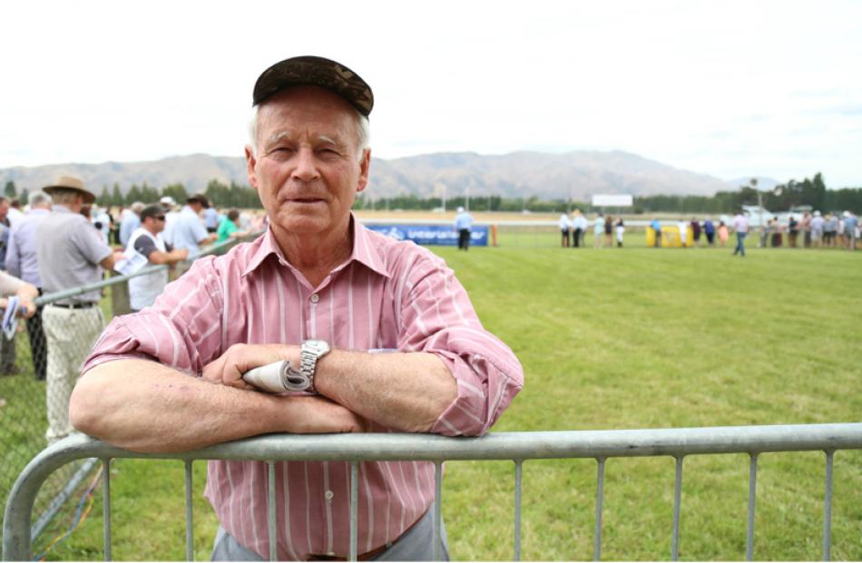 Bob Fenwick has been going to the Kurow Races each year since 1947, when he was 15.