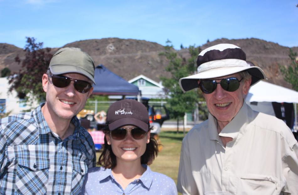 Duncan and Jodey Jones, both of Perth, Western Australia, and Jeff Jones, of Oxford, England.