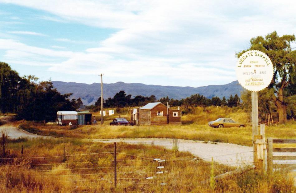 The access to Aucklanders Lyn Bayes' and Jan Ward's family crib at Luggate used to be shared by...