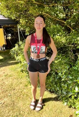 Lauren Muir, 14, competed in the high jump, where her jump clearing 1.54 metres won her the...