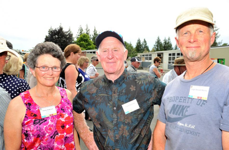 Penny Anderson of Dunedin, Wayne Thomson of Auckland and Leigh Morris of Dunedin.