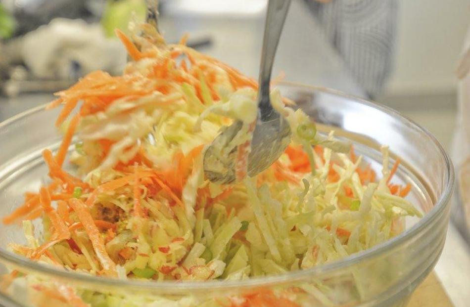 Coleslaw step 3).