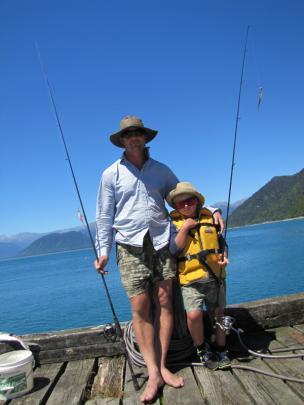 Jimmy and Victor (6) Edwards, of Hawea Flat.