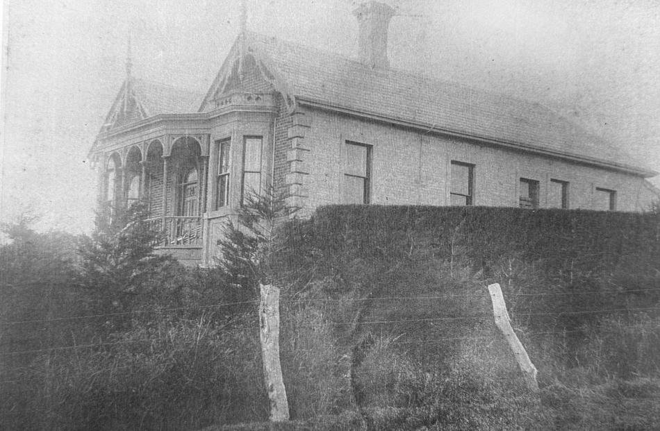 A historic photo of Lauriston before the veranda was closed in, and later on, removed. PHOTO:...