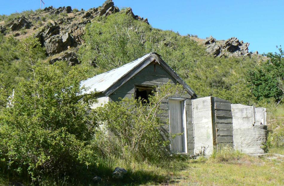 The hut that once belonged to ''Wattie'' Thompson.
