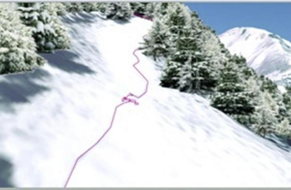 Live tracking a staff member John Renton, over the internet, on a mountain in Austria, while he...