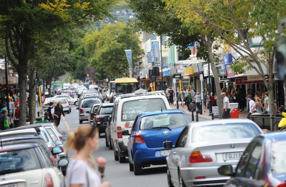 Driving down George St.