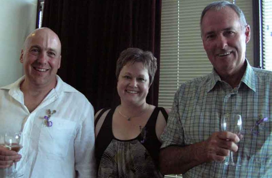 Tim Cadogan, of Clyde, Lisa Strang, of Rocky Range, and Colin Strang, of Rocky Range.