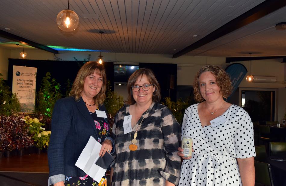 Anne Sutton, of Mosgiel, Nicola McGrouther, of Dunedin and Kim Hore, of Omakau.