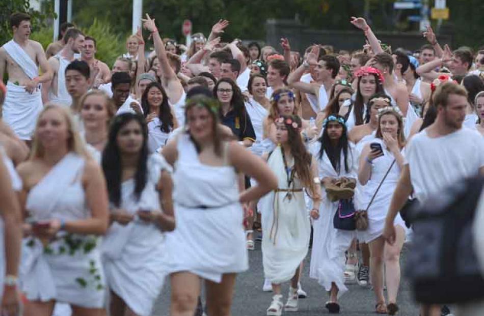 Scarfies Get Toga Clad Otago Daily Times Online News 