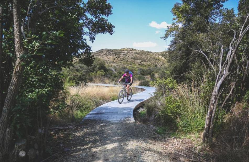 Off-road trail to Lake Ohau.