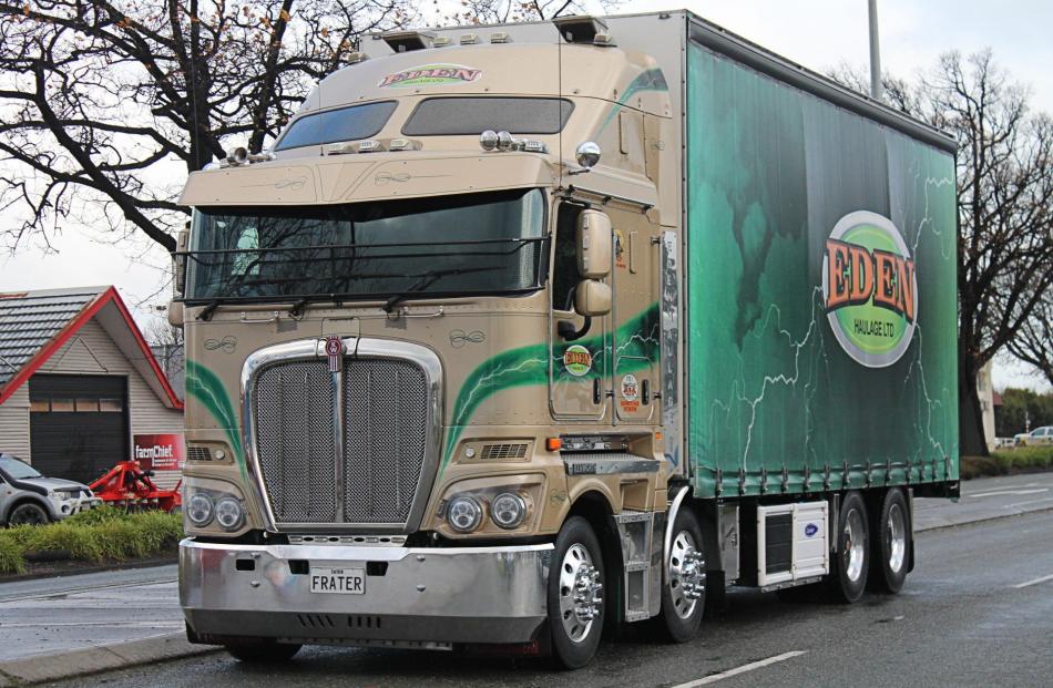 Robert Galt, from Eden Haulage, won the prize for King Rig at the event, beating out the other...