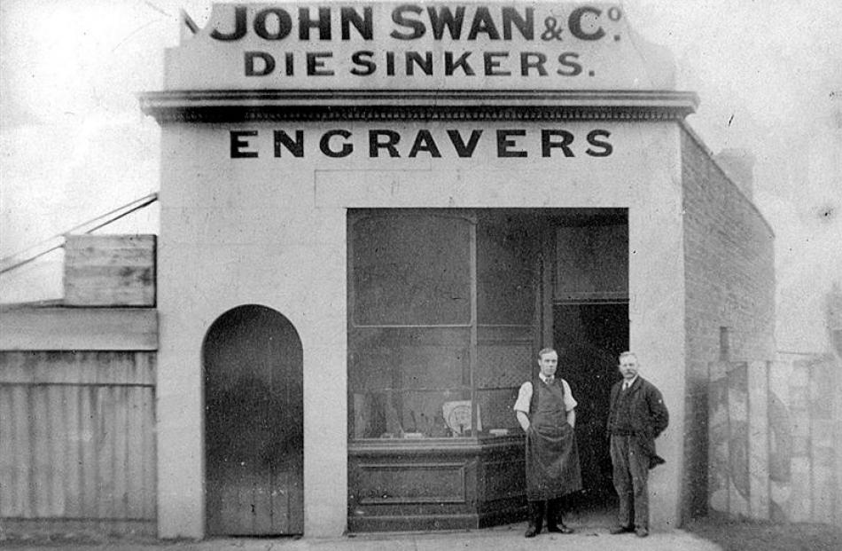 The company's original building in Bath St, about 1880. Photo supplied.