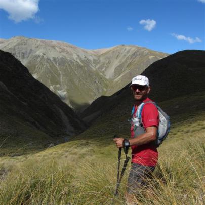 Approaching Beuzenberg Peak, in Canterbury