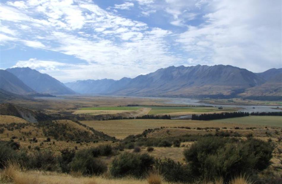 A view up the valley.