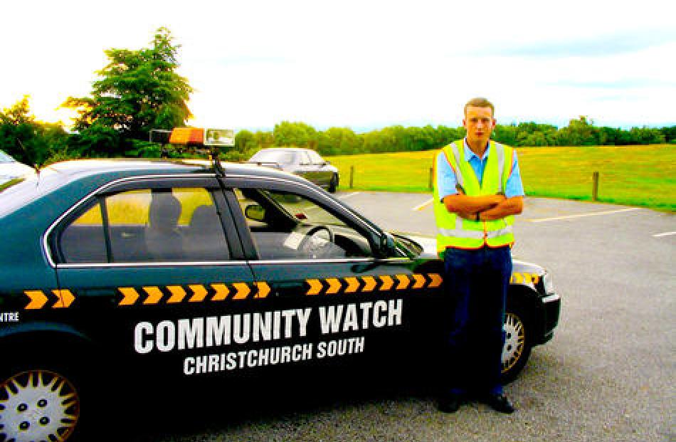 20-year-old Josh Tabley in 2006 before his first community watch patrol. Photo: Supplied