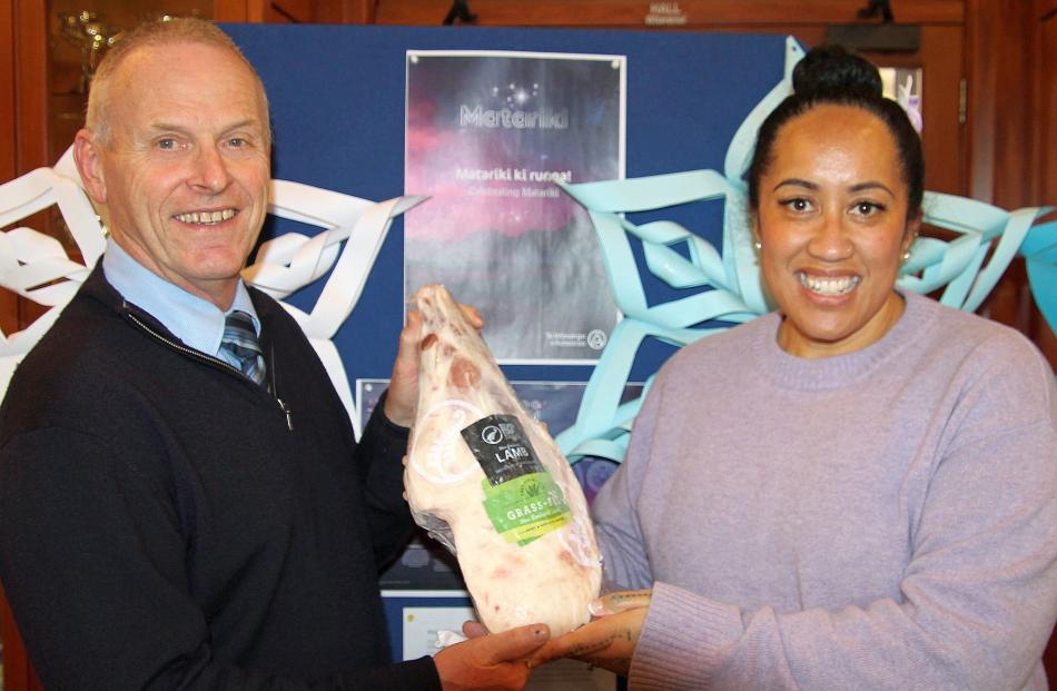 South Otago High School principal Mike Wright and new deputy principal Gemma Tuhega.
