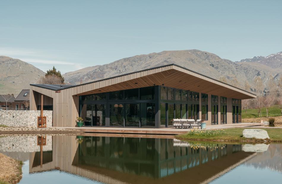 A twisted butterfly roof mirrors the peaks and troughs of the surrounding mountains. PHOTOS:...