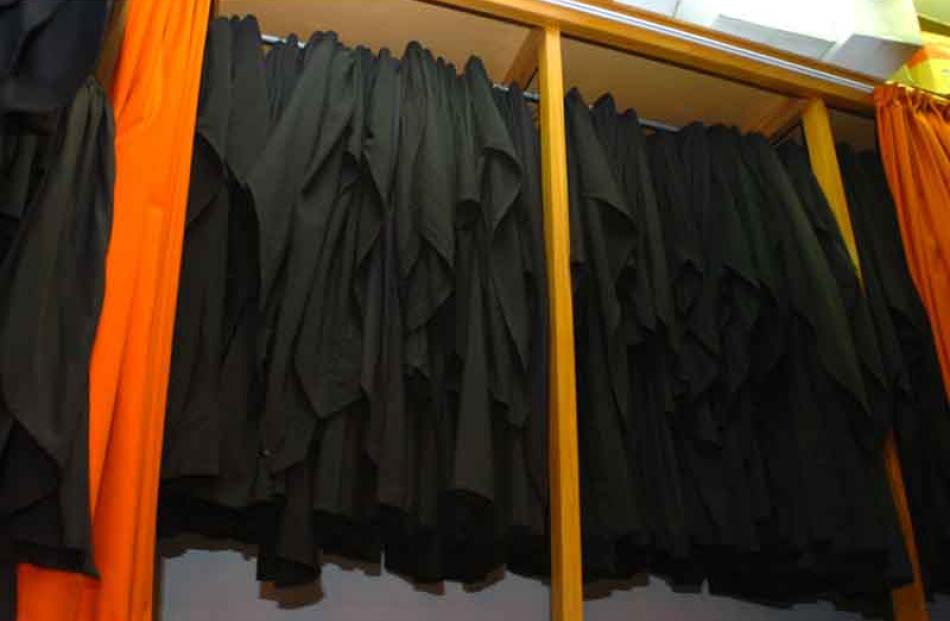 These are masters and bachelors gowns.