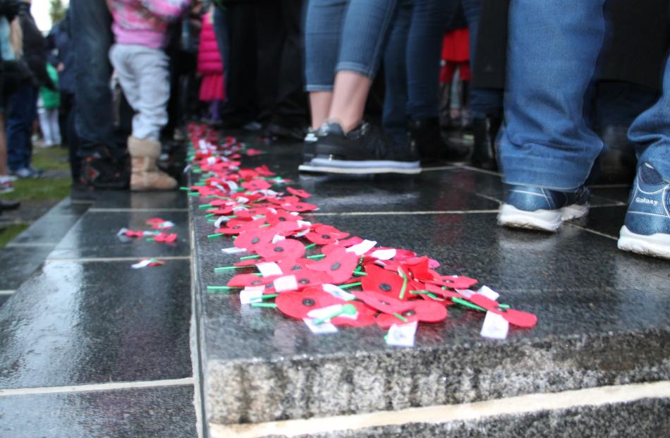 Invercargill dawn service at the Eastern cemetery. Photo: Alison Beckham