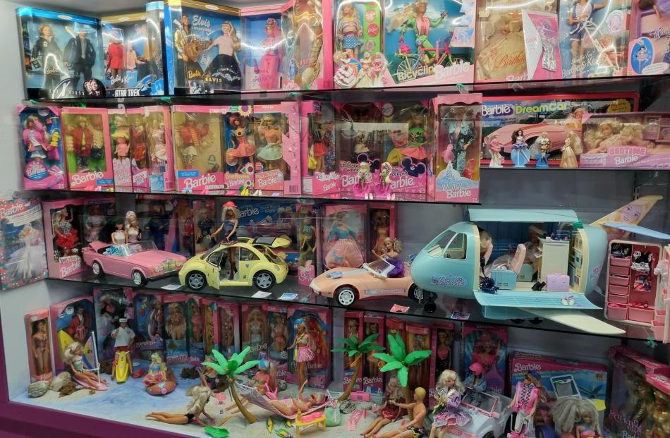 The impressive Barbie collection.