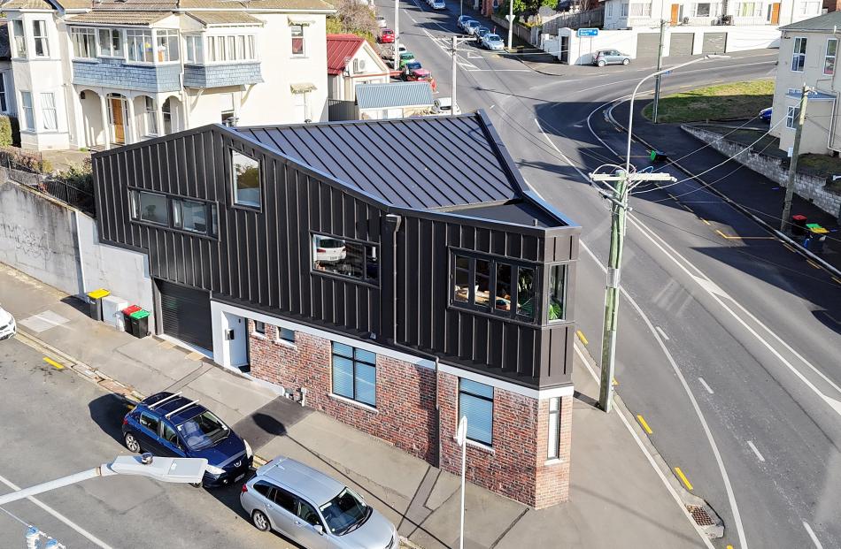 The new building’s wedge-like profile from above. PHOTOS: STEPHEN JAQUIERY
