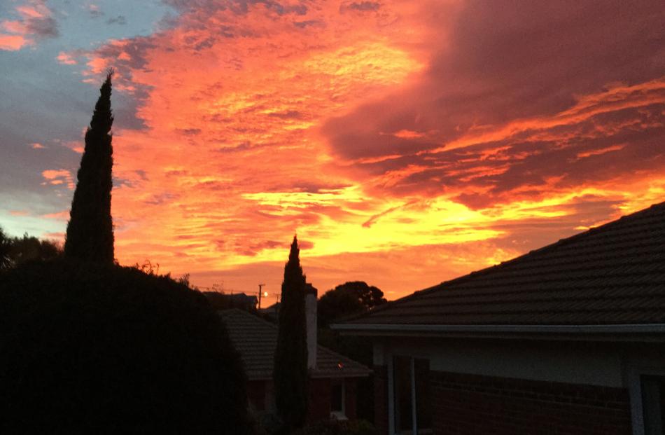 The view from Maryhill this morning. Photo by Theresa Forbes