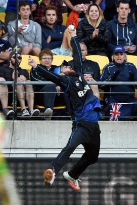 Black Caps veteran Daniel Vettori completes a stunning catch during the Cricket World Cup: ''I...