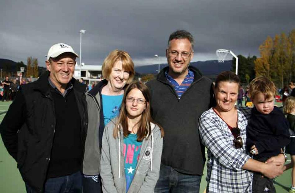 Cliff & Diane Ralston of Alexandra, with Isabelle (13), Justin, Rachel, and Logan (3) Ralston, of...