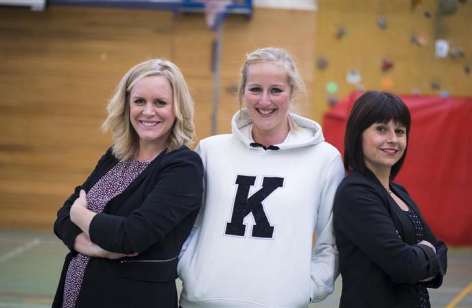 Otago Polytechnic communications and marketing staff  (from left) Kate Roff, Katie Wise and Katie...