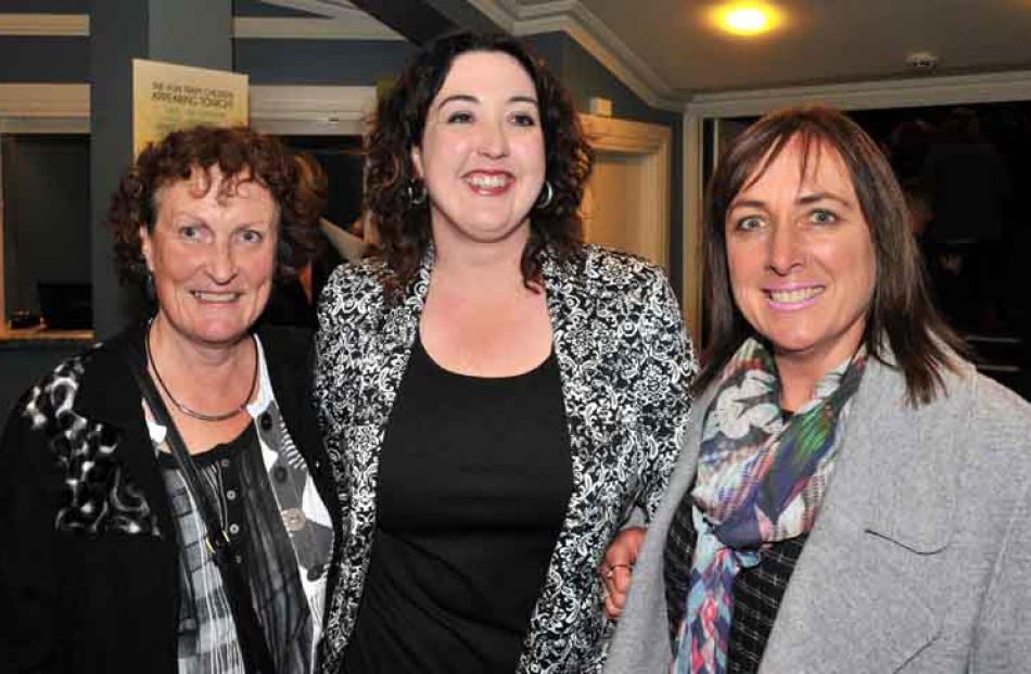 Jill Vosper of Brighton, Maree Shea of Green Island, and Miranda Caird of Dunedin.