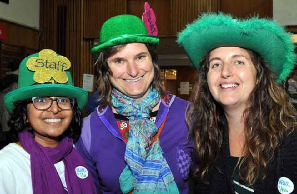 Fatima McKague, Edith Schofield and Anna Parker, all of Dunedin.