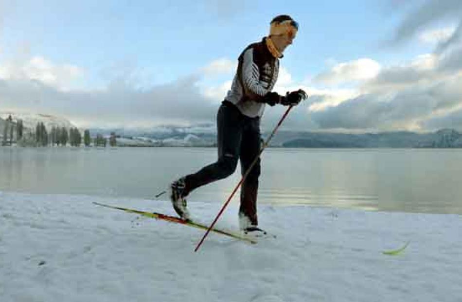Wanaka Snow Farm manager,Andy Pohl, dusted off his cross country skis and enjoyed the overnight...
