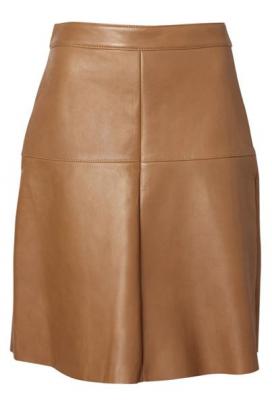 Leather  A-line skirt from Witchery.