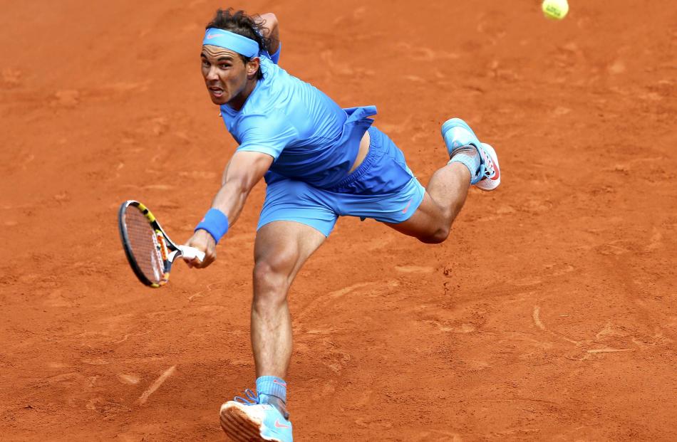 Raphael Nadal is aiming for a record 10th French Open title. Photo: Reuters