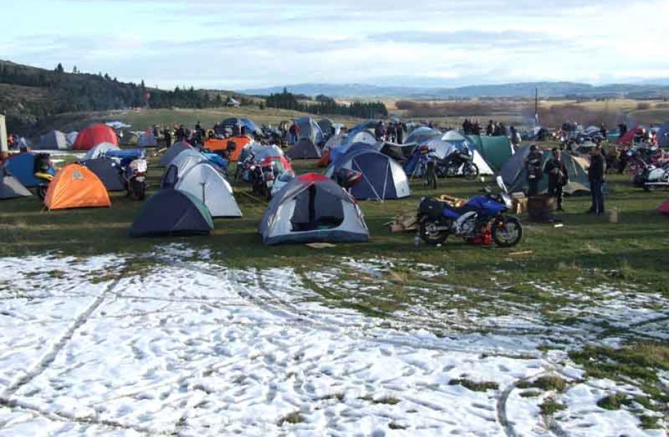 Tents.