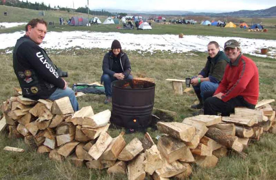 Brent Yaxley, of Christchurch, Char Macpherson, of Waikuku, Paul McElroy, of Christchurch and...