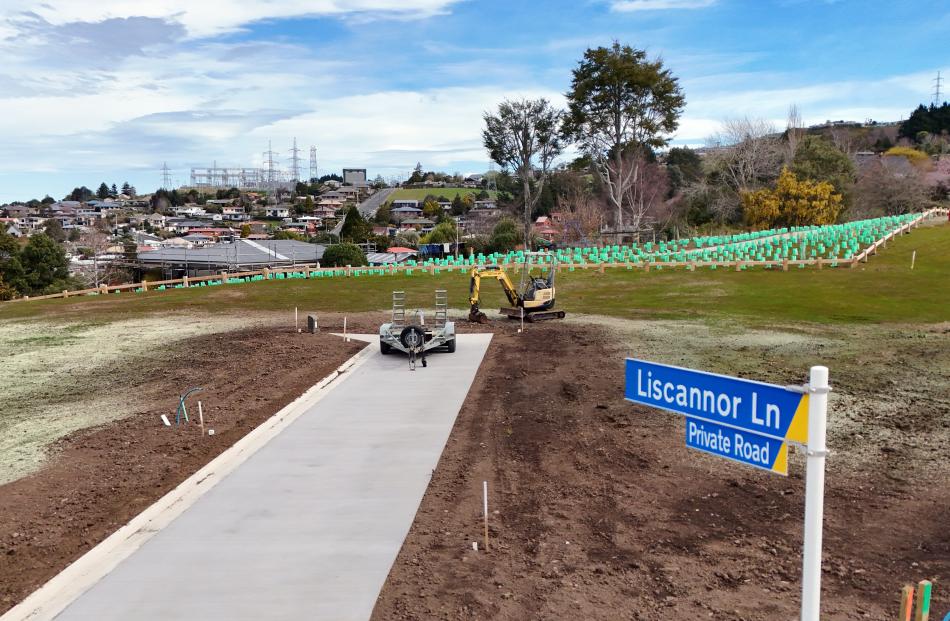 PHOTO: The first homes likely to be underway before Christmas.